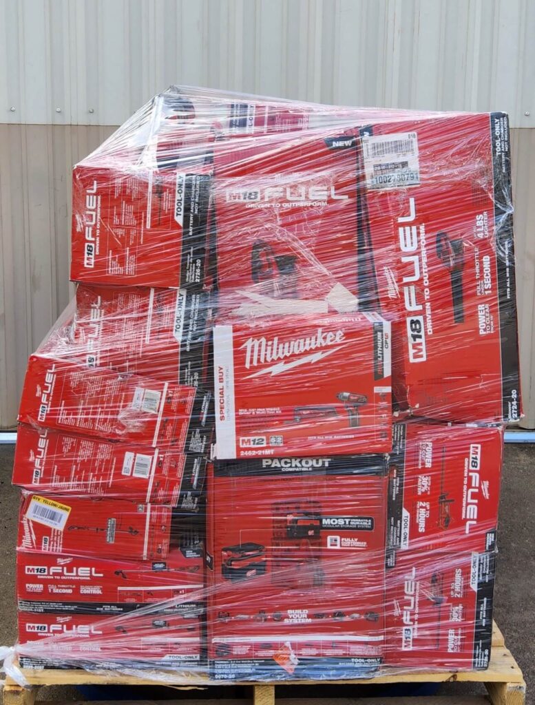 Buy Milwaukee overstock pallets