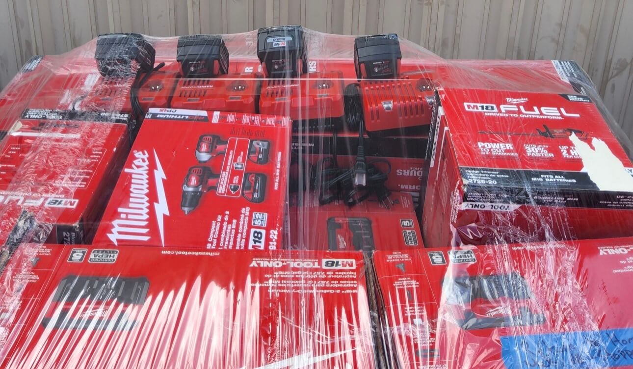 Buy Milwaukee overstock pallets