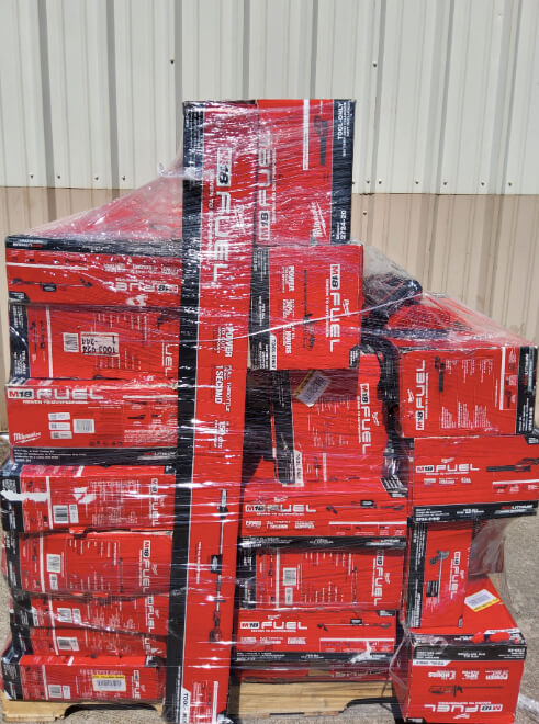 Milwaukee tool returns pallet