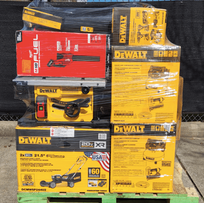 MILWAUKEE and DEWALT TOOL PALLET