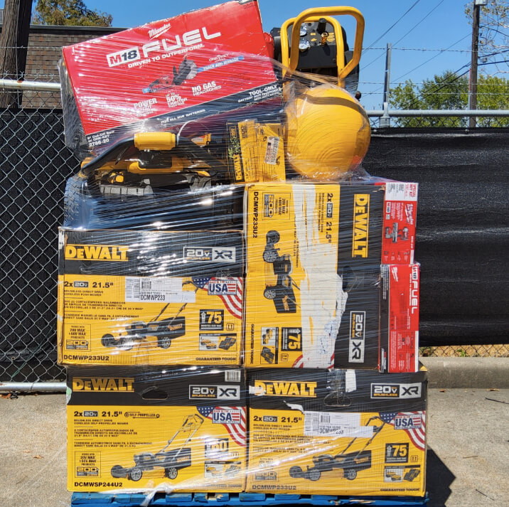 mixed MILWAUKEE & DEWALT TOOL pallet