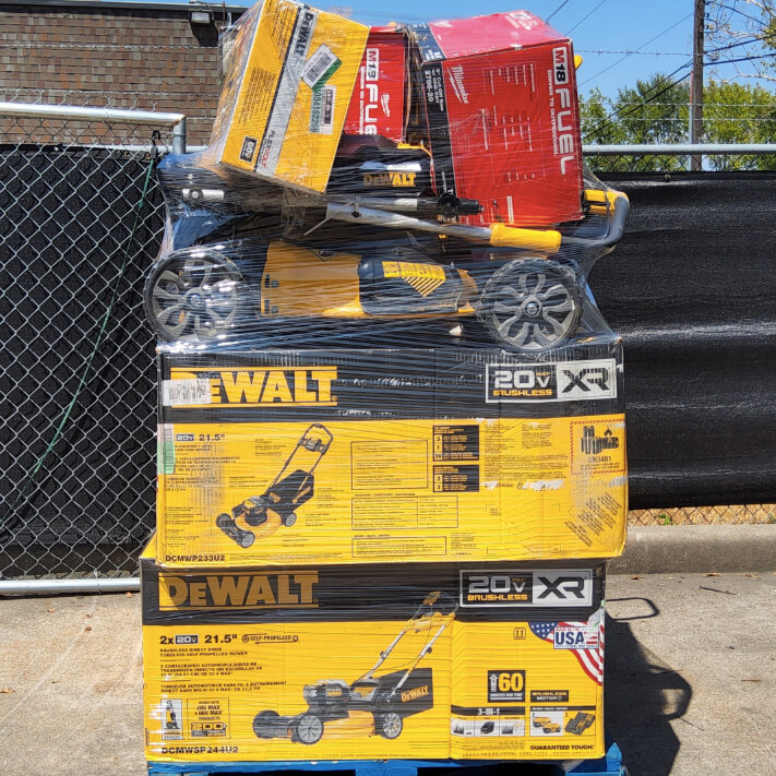 mixed MILWAUKEE & DEWALT TOOL pallet