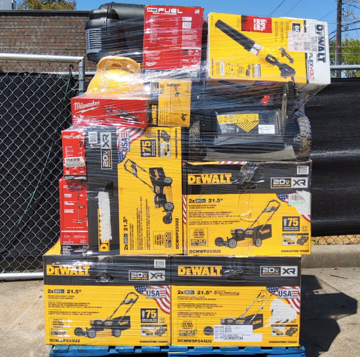 mixed MILWAUKEE & DEWALT TOOL pallet