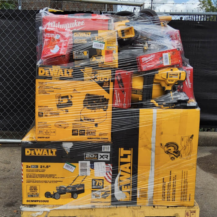 Mixed MILWAUKEE & DEWALT PALLET