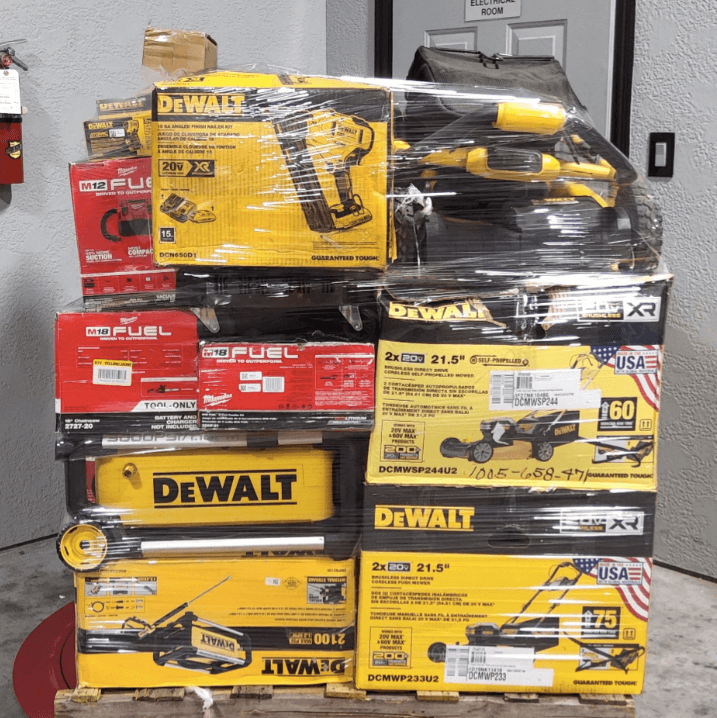 Milwaukee & DeWalt Tool Pallets