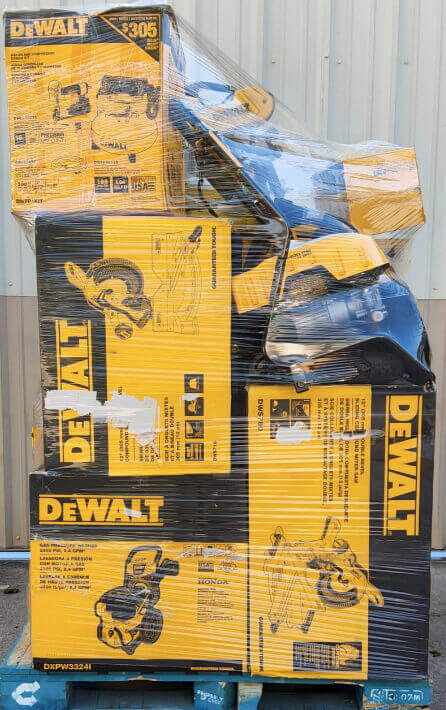 Dewalt power tools pallets