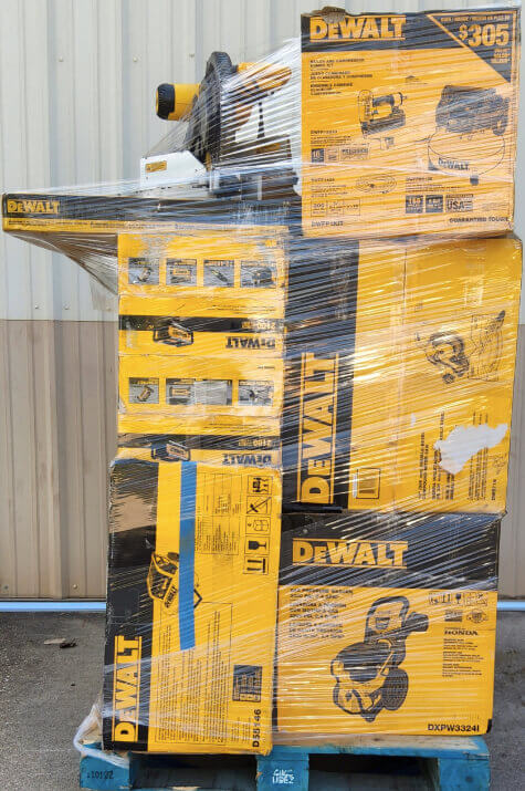 Dewalt power tools pallets