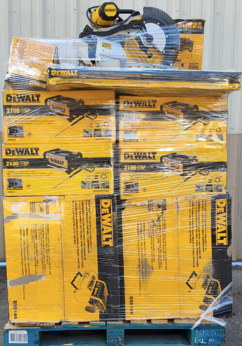 Dewalt power tools pallets