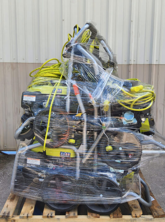 RYOBI GAS PRESSURE WASHERS PALLET