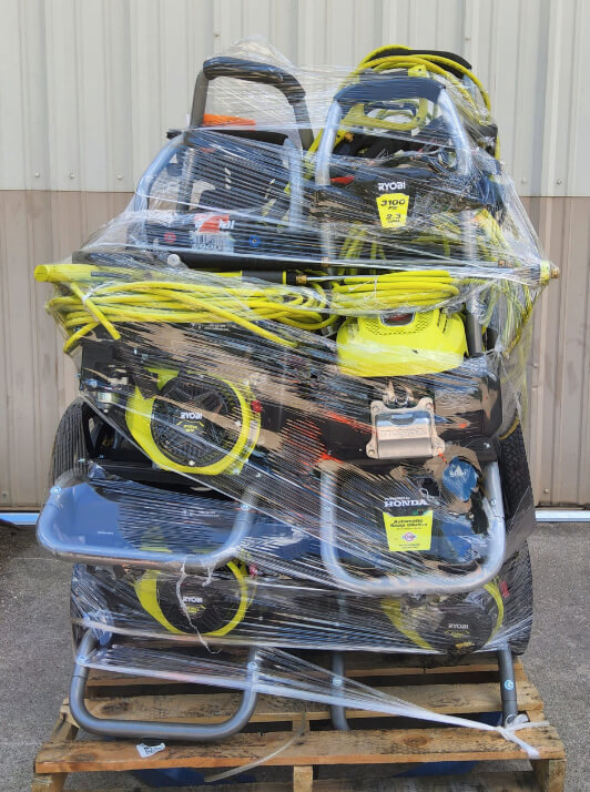 RYOBI GAS PRESSURE WASHERS PALLET