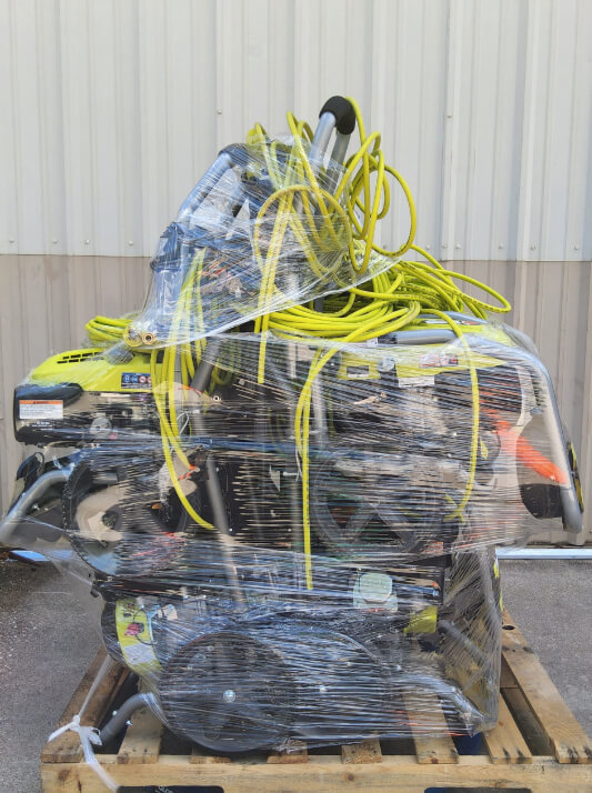 RYOBI GAS PRESSURE WASHERS PALLET