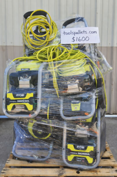 RYOBI GAS PRESSURE WASHERS PALLET