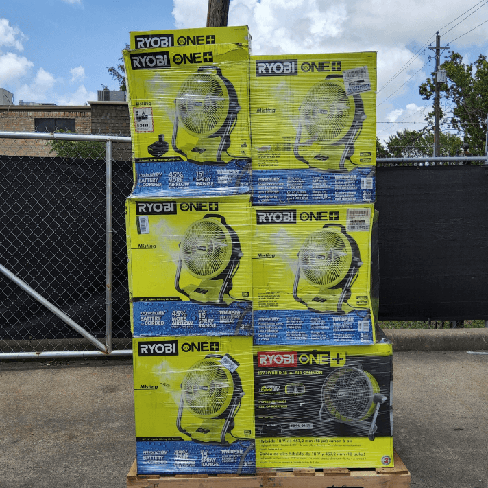 RYOBI FANS PALLET