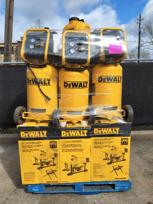 Dewalt power tools pallets