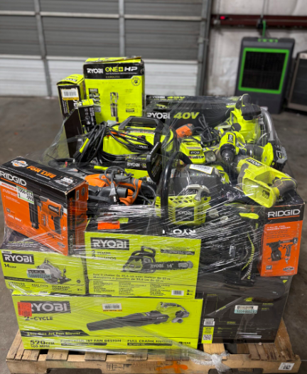 MIXED RIDGID & DEWALT TOOL PALLET