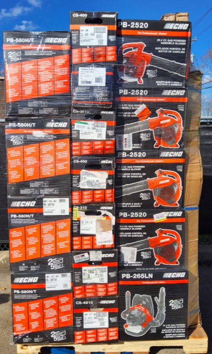 ECHO LAWN EQUIPMENT PALLET